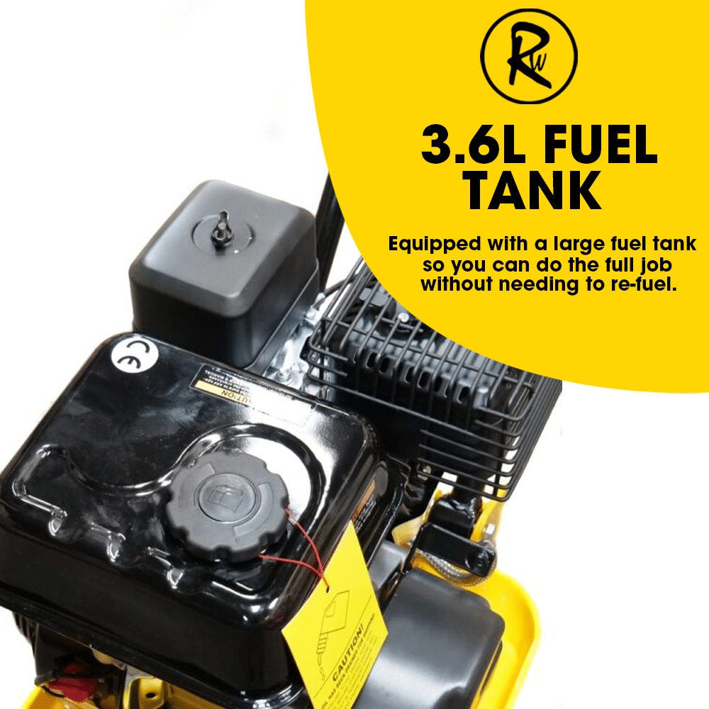 RocwooD 14 Petrol Compactor Plate 163cc RocwooD