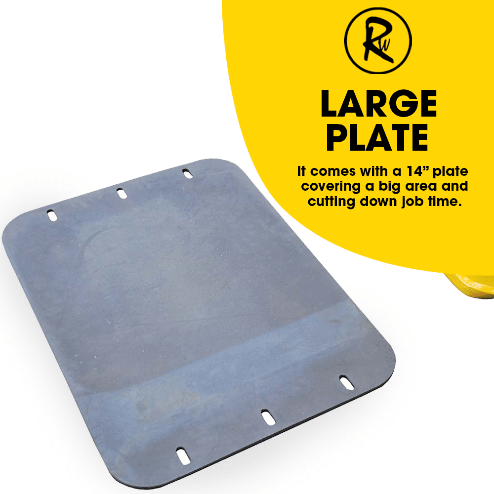 RocwooD 14 Petrol Compactor Plate 163cc RocwooD