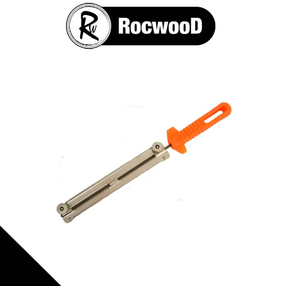 Chainsaw Saw Chain File And Filing Guide Sharpening Kit 4mm 5/32" RocwooD
