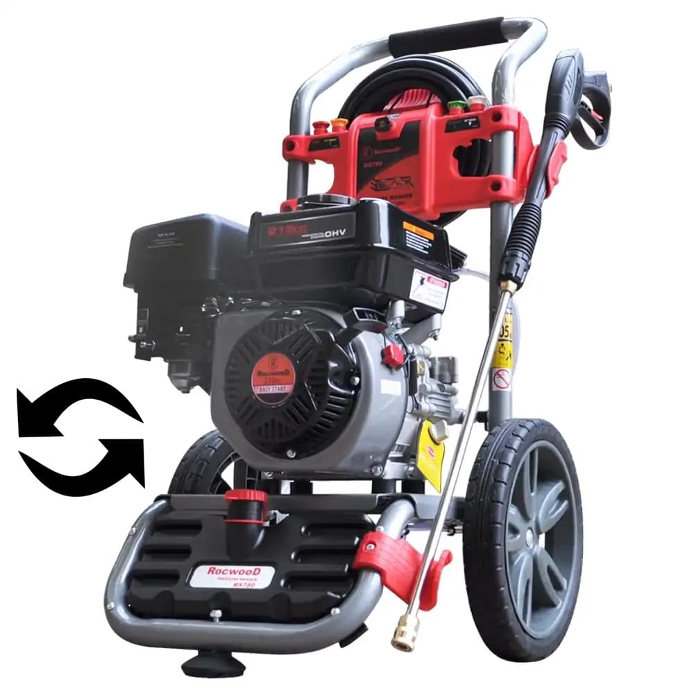 Reconditioned RocwooD Petrol Pressure Washer 3370 PSI RocwooD