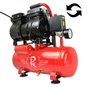 Reconditioned - RocwooD Air Compressor Electric 8L Litre 550w Silent Portable Oil Free 8bar 116psi