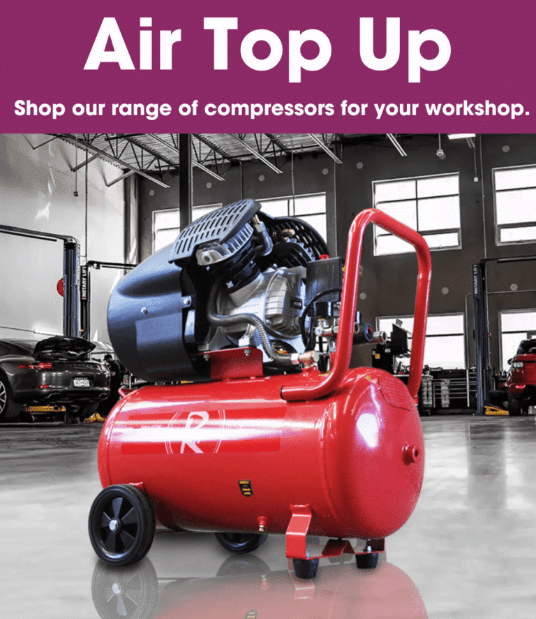Air top up with our compressors.