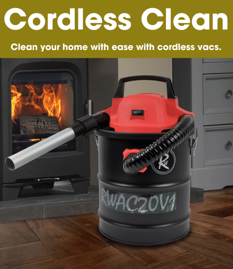 Cordless Clean with our cordless ash cleaners
