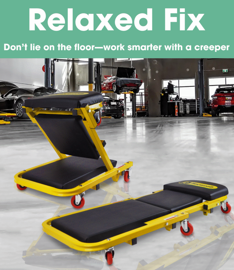 A car creeper is an essential tool for any mechanic, designed as a low-profile, wheeled platform that enables effortless movement beneath a vehicle during repairs.