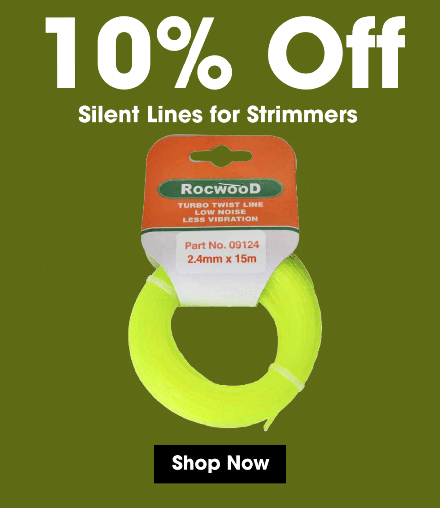 10% Off silent line for trimmers/strimmers.