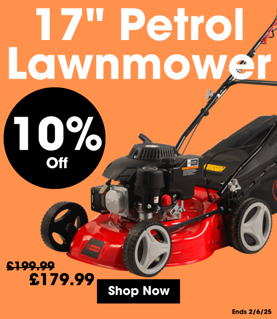 The RocwooD 17″ petrol lawnmower is a top-selling self-propelled model in the market, offering exceptional value for money. Equipped with a robust 132cc OHV 4-Stroke engine, it effortlessly tackles even the toughest lawn jobs making them look easy. Ideal for small to medium sized gardens.