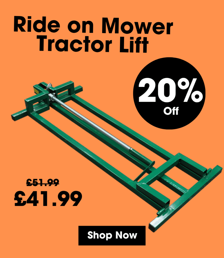 The RocwooD lifting ramp is ideal for ride on mowers and garden tractors up to 400 kg, making maintenance a much simpler and easier job.