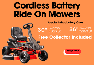 New for RocwooD we have the battery cordless ride on lawnmowers.