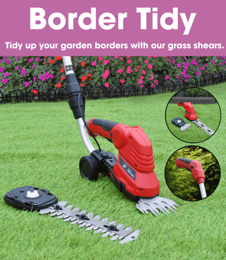 Tidy up your garden borders with our grass trimmers.